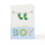 baby boy congratulations card