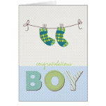 baby boy congratulations card