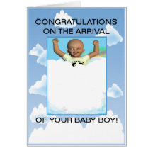 Baby Boy Congratulations Card