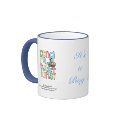 BABY (Boy) Congratulations Mugs by Computious