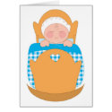 Baby Boy Cradle cards