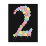 Baby Boy Girl 2nd Birthday Thank You Photo Card
