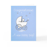 Baby boy - greeting card