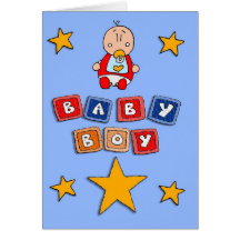Baby Boy Greeting Card