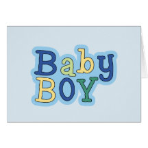 Baby Boy Greeting Card