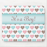 Baby Boy Hearts Mousepad