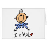 Baby Boy I Crawl Tshirts and Gifts Cards