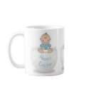 Baby Boy on Cracked Easter Egg mugs