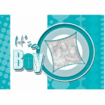 Baby boy ornament announcement birth