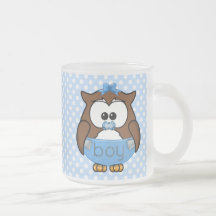 baby boy owl coffee mug