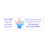Baby Boy Personalized  Announcement Card Business Card Template