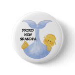 Baby Boy Proud Grandpa Buttons