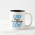 Baby Boy Proud Great Grandpa Mug