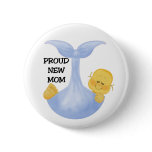 Baby Boy Proud Mum buttons