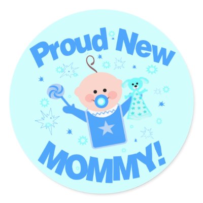 Baby Boy Proud Mum Sticker by jamiecreates1