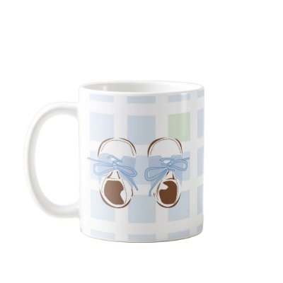 Baby Boy Shoes Mug by MissNNick