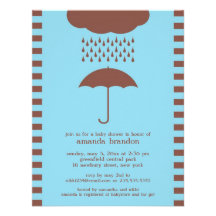 Baby Boy Shower Flat Invitation