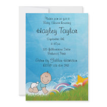 Baby Boy Shower Invitation