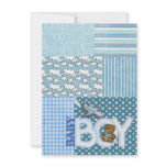 Baby Boy Shower Custom Invite