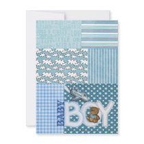 Baby Boy Shower Custom Invite