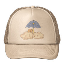 Baby Boy Shower Mesh Hat