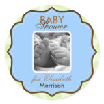 Baby Boy Shower Stickers