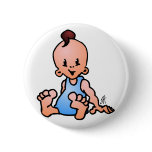 Baby boy sitting buttons