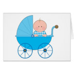Baby Boy Stroller cards