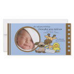Baby Boy Toys PHOTO Birth Announcement