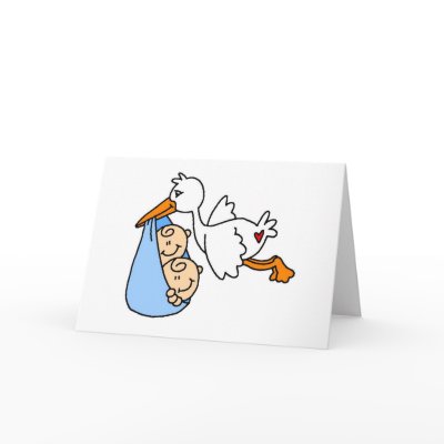 Baby Boy Twins with Stork by new_baby