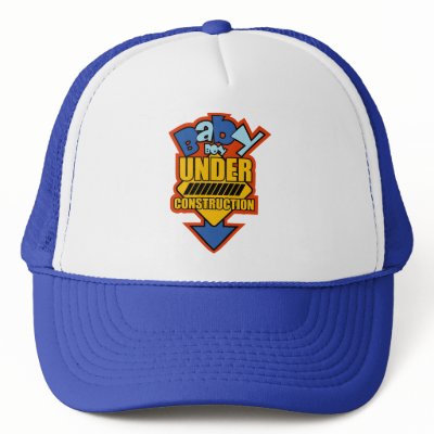 Baby Boy Under Construction Hat by crazycoolbaby