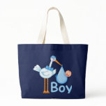 Baby Boy with Stork bags