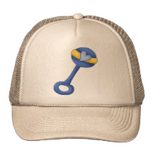 Baby Boys Rattle Hat