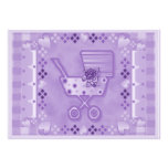Baby Buggy Baby Shower Invitations template