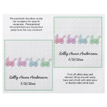 Baby Buggy Candybar Wrappers