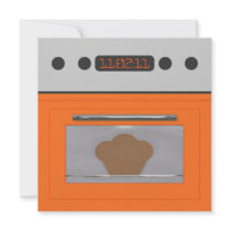 Baby Bun Recipe Invitation(orange one)