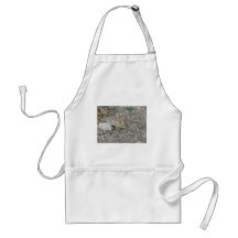 Baby Bunny And Grass Blade Apron