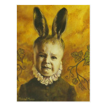 Baby Bunny Mutant Design Post Cards