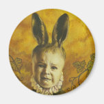 Baby Bunny Mutant Design Refrigerator Magnet