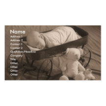 Baby Business or Announcement Business Card Template