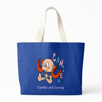 Baby Cancer Canvas Bag by Jojodesign