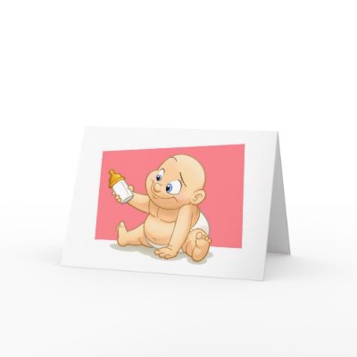 Baby Card (Blank Inside) by stlewis75