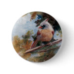 Baby Cardinal Button