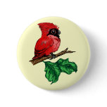 Baby Cardinal Button