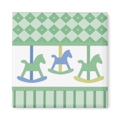 Baby Carousel Collection Magnet by SayItNow