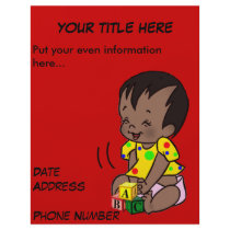 Baby Cartoon to Personalise - Flyer