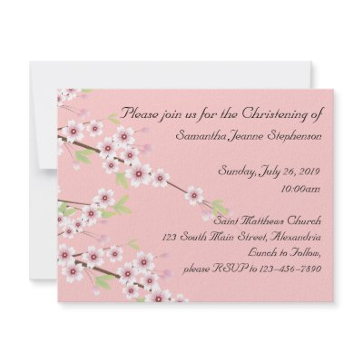 Baby Christening Invitation by CustomInvites