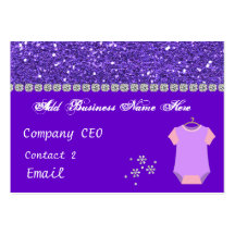 Baby Clothes Glam Business Card