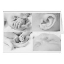 Baby Collage Greeting Card