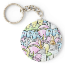 Baby Collage Key Chains